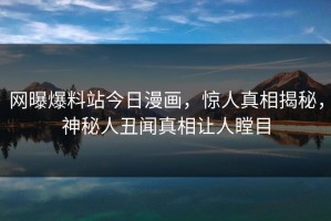 网曝爆料站今日漫画，惊人真相揭秘，神秘人丑闻真相让人瞠目