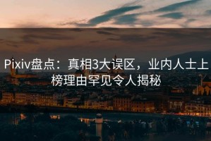 Pixiv盘点：真相3大误区，业内人士上榜理由罕见令人揭秘