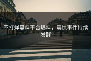不打烊黑料平台爆料，震惊事件持续发酵