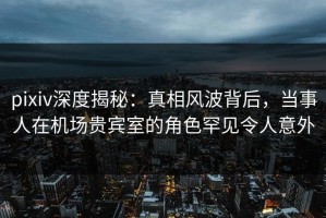 pixiv深度揭秘：真相风波背后，当事人在机场贵宾室的角色罕见令人意外