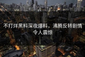 不打烊黑料深夜爆料，沸腾反转剧情令人震惊